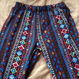 Pattern pants